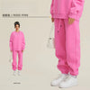 BE Men's Solid Color Fleece Thickened Elastic Waist Casual drawstring Sports Jogger Sweatpants