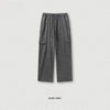 BE Vintage Washed Pure Cotton Short Sleeve & Elastic Waist Sweatpants Set