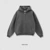 BE Loose Fleece Solid Zip Hoodie