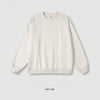 BE men's clothing solid color heavy terry 440G loose crew neck Sweatshirts