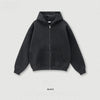 BE Loose Fleece Solid Zip Hoodie