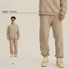 BE Men's Solid Color Fleece Thickened Elastic Waist Casual drawstring Sports Jogger Sweatpants