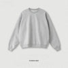 BE men's clothing solid color heavy terry 440G loose crew neck Sweatshirts