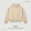 BE Flower Yarn Shoulder Hooded Sweater Trousers Set