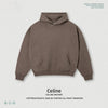 BE Flower Yarn Shoulder Hooded Sweater Trousers Set