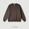 BE men's clothing solid color heavy terry 440G loose crew neck Sweatshirts