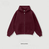 BE Loose Fleece Solid Zip Hoodie
