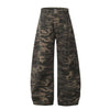 OREETA Vintage Scimitar High Street Cotton Denim Camouflage Pants