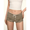 Jimmy Spice Girls Striped Low Waist Shorts