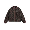 STAFFPICK Vintage Campus Style Loose Plaid Jacket