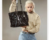 JACD Pragmatism Large Capacity Black Tote Bag Commuter Bag Shoulder Bag Stray Bag