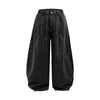 Lyocell Cool Lazy Wind Wide Leg Balloon Pants Overalls