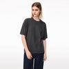 Following Farnio Velvet Soft Waxy Skin-friendly Front Shoulder Short Sleeve T-Shirt