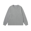ROPUCHA Solid Color Basic Pure Cotton Sweatshirt Long-sleeve