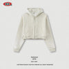 BE Solid Color Zipper Hooded Sweater Zipper