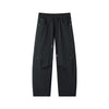 Following Elastic Waist Lace-up Loose Silhouette Casual Pants