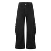 11KN Heavy Pleated Wide-leg Scimitar Jeans