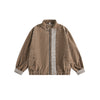 STAFFPICK Vintage Campus Style Loose Stand Collar Tooling Jacket