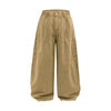 Lyocell Cool Lazy Wind Wide Leg Balloon Pants Overalls