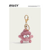 Rycr Plush Briquettes Hang Cute Pendant Keychain