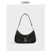 LOSEA Cute Puppy Embroidered Armpit Bag Shoulder Bag