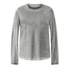 11KN breathable simple skin-friendly drape basic round neck long sleeve