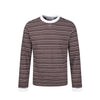"Contrasting Pinstripes" Loose Casual Long-sleeved T-shirt Bottoming Shirt