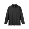 Wool Turtleneck Slim-fit Blend Front Shoulder Long Sleeves