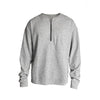 JCAESAR Half Zipper Waffle Long Sleeve