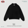 BE Street Heavy Yarn Half-open Chest Loose Lapel Long-sleeved Polo Sweater