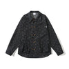 BSAPA New Chinese Floral Long-sleeved Denim Jacket