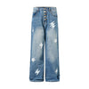 MADEEXTREME Street Washed Old Lightning High Street Straight Jeans