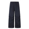 11KN Three-dimensional Drawstring Pleated Straight Wide-leg Pants