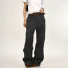 Jimmy Design Pleated High Street Vibe Straight Slacks