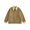 STAFFPICK Vintage Washed Double Neck Lapel Jacket