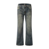 Jimmy Washed Yellow Mud Dyed Straight Mopping Jeans