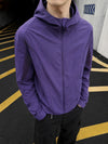 EME Original Yarn Mesh Splicing and Cutting Outdoor Long-sleeved Thin Hooded Sunscreen