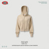 BE Floral Yarn Hooded Zipper Sweater Waist Trousers Set