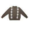 Ralph Classic Plaid Old Money Wind Wool Crew Neck Knitted Sweater