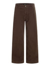 11KN Solid Color Simple Straight Versatile Wide Leg Casual Pants