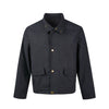 "Tencel Linen Cotton" Harrington Light Luxury Casual Short and Wide Jacket