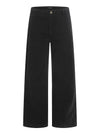 11KN Solid Color Simple Straight Versatile Wide Leg Casual Pants
