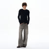 Jimmy Niche Double Collar Thin Slim Long Sleeves