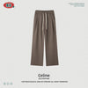 BE Money Wind Solid Color Heavy Loose Casual Straight Pants