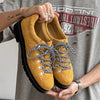 British Style Niche Weaving Design Casual Derby Shoes