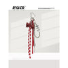 Rycr Ankara Red New Year's Red Bow Bag Pendant Car Keychain Pendant