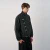 Jimmy Vintage Deconstructed Design Sense Plane Buckle Jacket