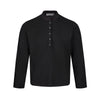 EME Cleanfit Simple Henry Collar Design Sense Knitted Primer Long Sleeve