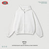 BE Street Fleece Heavy Hooded Zipper Sweater Scimitar Sweatpants Drop Casual Two-piece Set