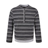 MADEEXTREME Striped Fake Two Pieces Loose Knitted Long Sleeves